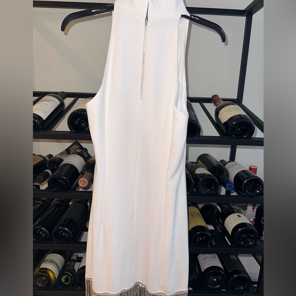 Amanda Uprichard Alma Crystal Fringe Hem Dress - Picture 6 of 10